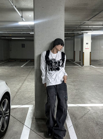 Loose-Fit Sweatshirt Tee