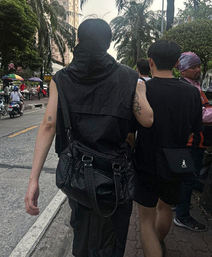 multi pocket vintage cross bag