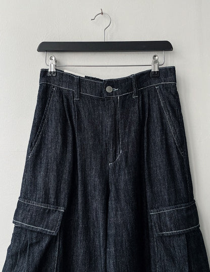 City Pub Cargo Banding Denim Pants