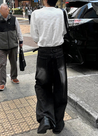 Ford Vintage Washing Long Wide Denim