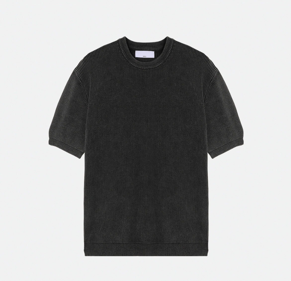 Dominic Pigment Round Neck Short Sleeve Knit