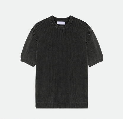 Dominic Pigment Round Neck Short Sleeve Knit