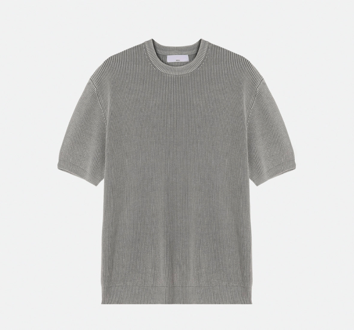 Dominic Pigment Round Neck Short Sleeve Knit