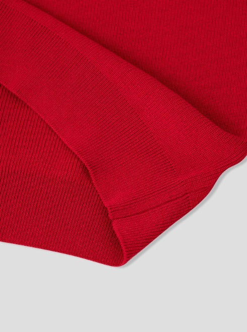 reelser overfit V-neck short sleeve knit