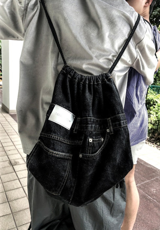 siwa denim pants bag