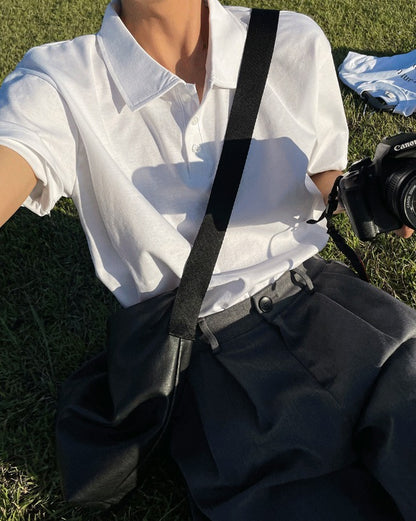 Maison Two-Tuck Back-Banding Slacks