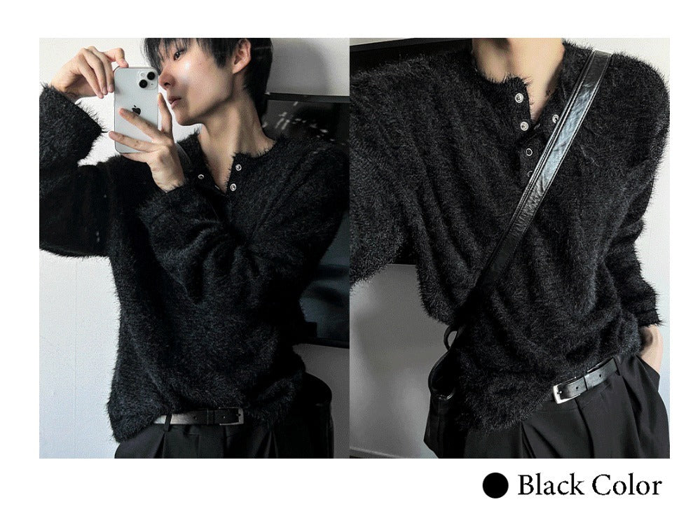Mohair 4 Burton Henley Neck