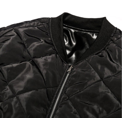 Dominic Vegan Leather Crop Aviation Jumper
