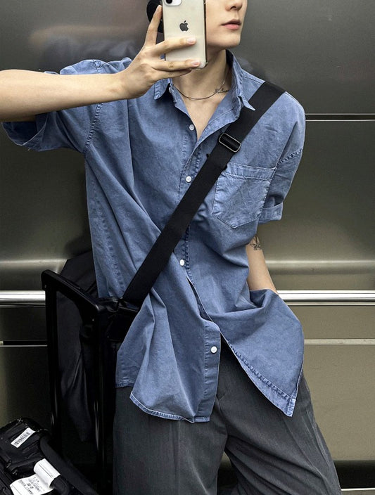 Riverten Pigment Oversize Short Sleeve Shirt