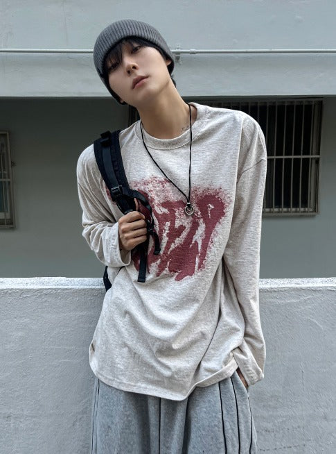 Loose-Fit Sweatshirt Tee