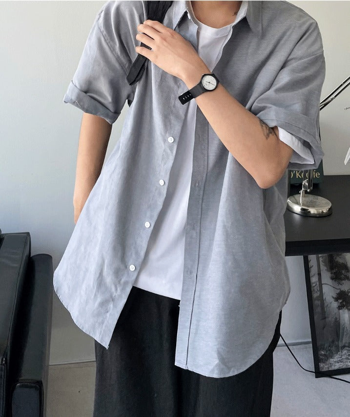 Lewe Oxford Short Sleeve Shirt + Pocket Ver.