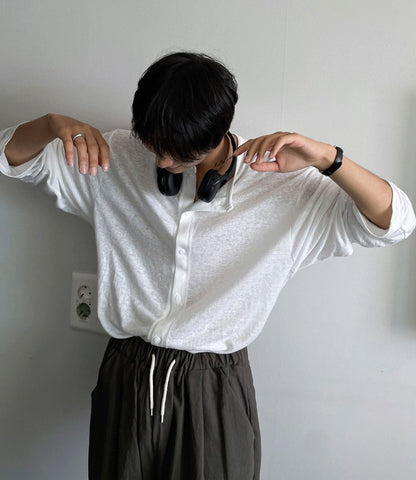 Acid Linen Cardigan