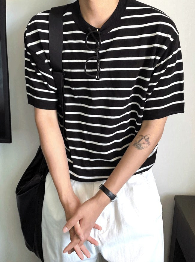 Ordinary Stripe Short Sleeve Tee