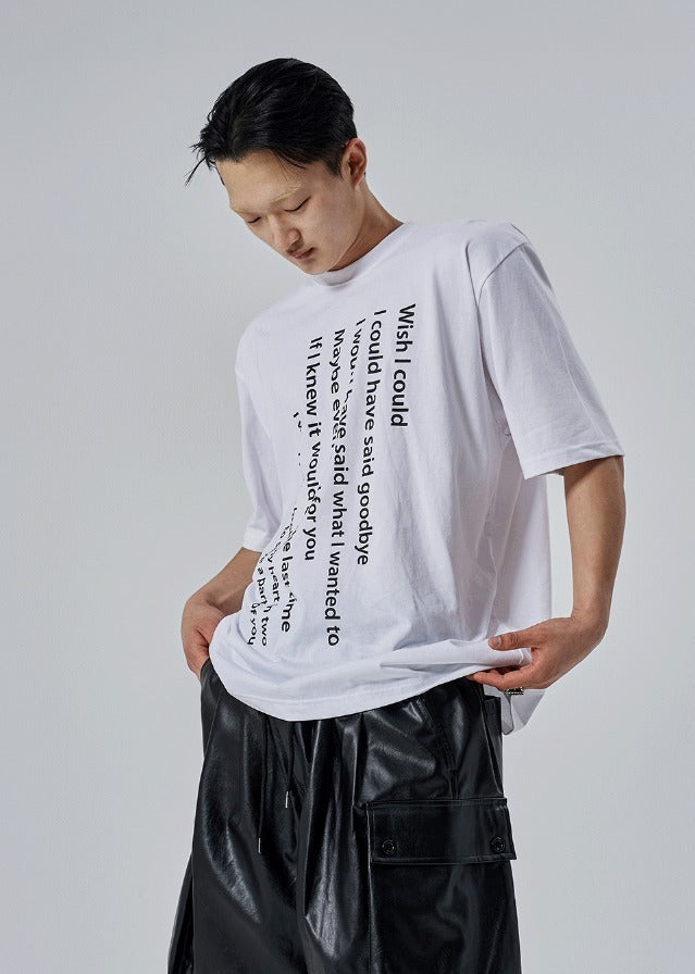 WISH Oversized Short Sleeve Tee
