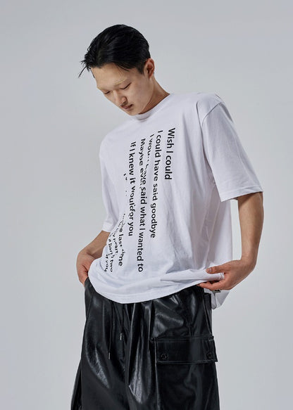 WISH Oversized Short Sleeve Tee