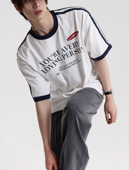 Loving Track Short Sleeve Tee