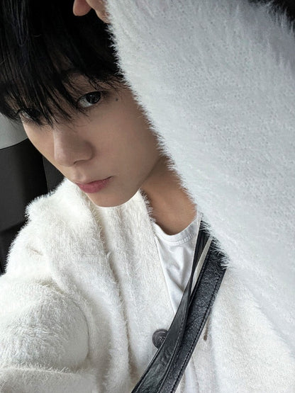 Museum Angora Semi-Over Cardigan