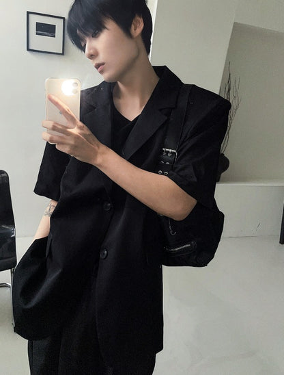 Two-Burton Half Blazer Jacket