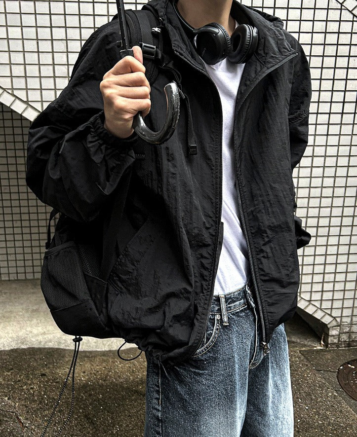 Gorpcore Hooded Windbreaker