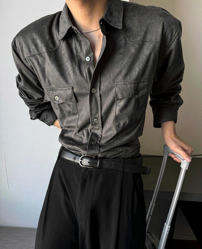 Looney Suede Western Shirt
