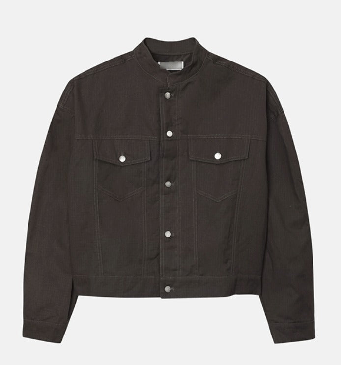 Pocket China Crop Jacket