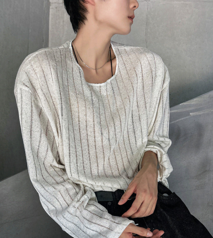 Acubi Summer Sleeve Ribbed Knit