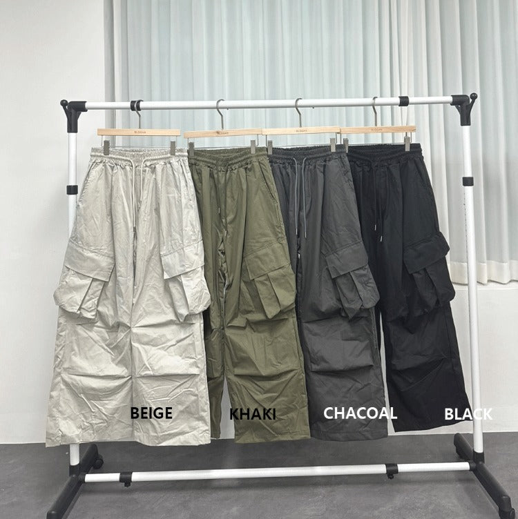 Unbalanced Cargo Balloon Pants 4C