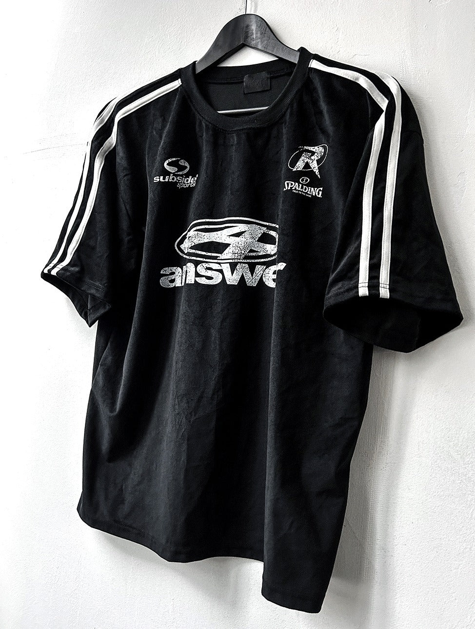 Ferrendy Velvet Track Round Short Sleeve Tee