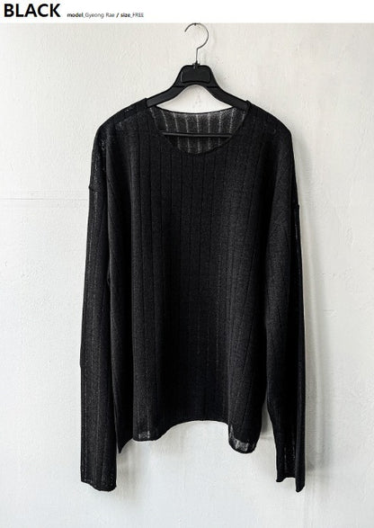 Acubi Summer Sleeve Ribbed Knit