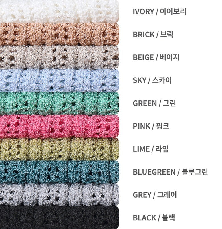 Fescale Boucle Round Short Sleeve Knit