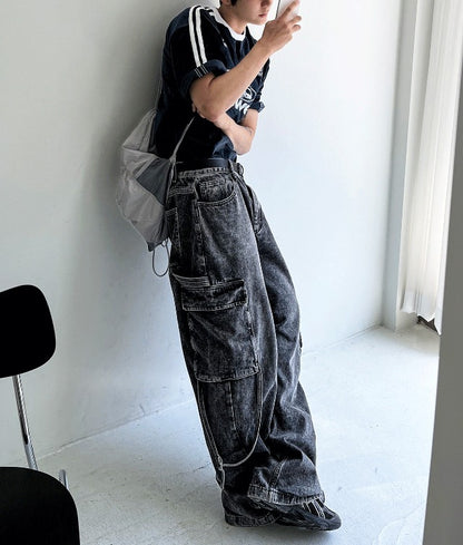 Silver Glossy String Backpack