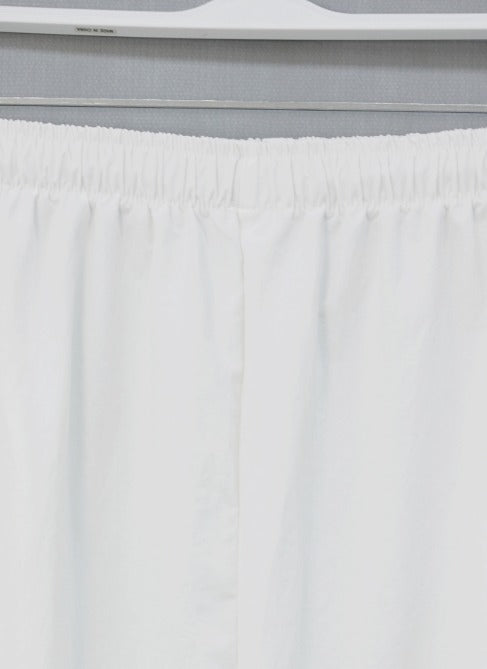 nylon cargo string pants
