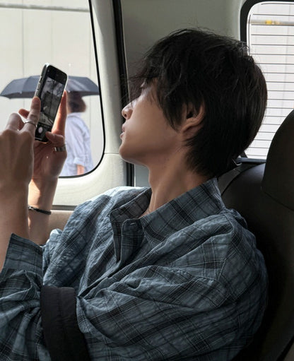 Aron Linkle checkered shirt
