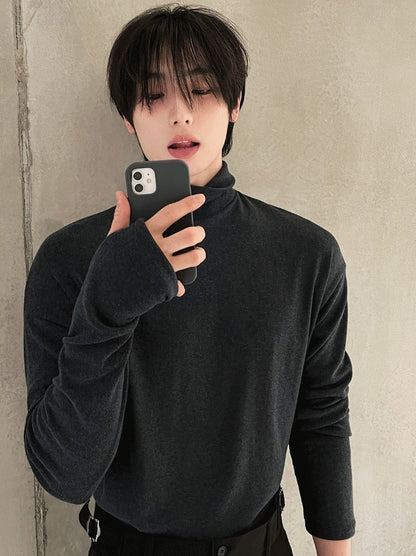 Wool Pan Basic Warmer Turtleneck Tee - 7colors