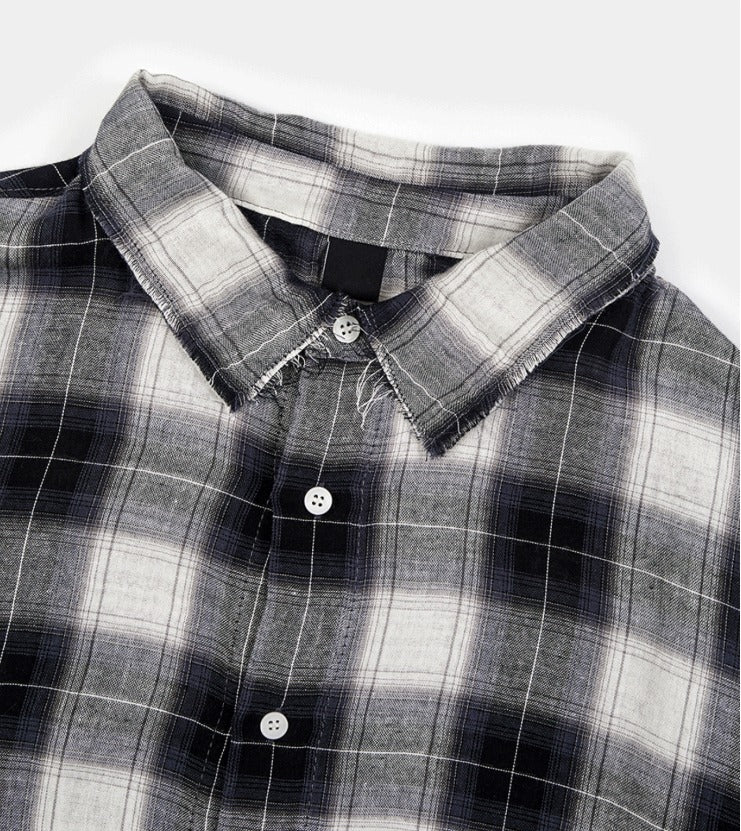 Cutting Detail Oversized Fit Shirt