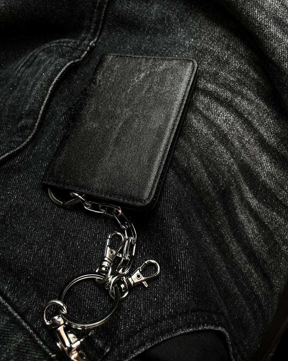 Vintage Wallet Keyring