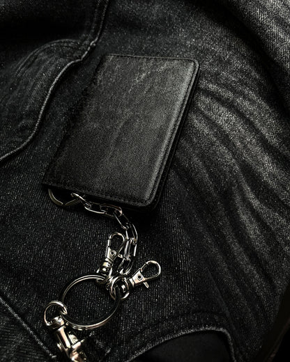 Vintage Wallet Keyring
