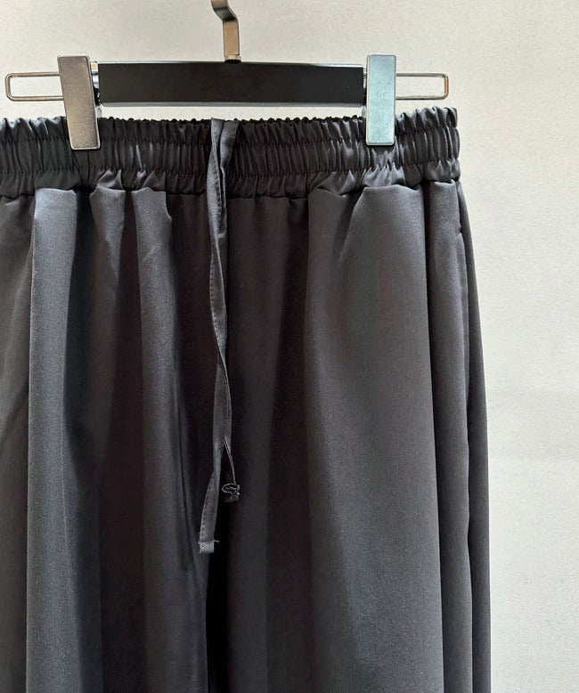 wide balloon set - up pants