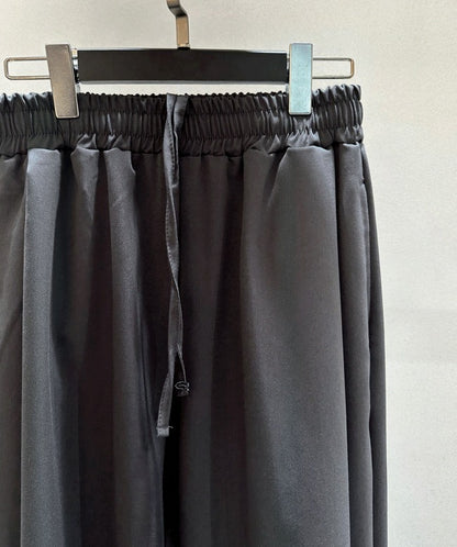 wide balloon set - up pants