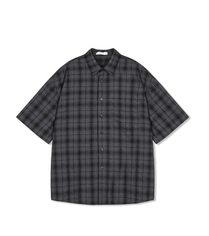 Parun Check Linen Short Sleeve Shirt