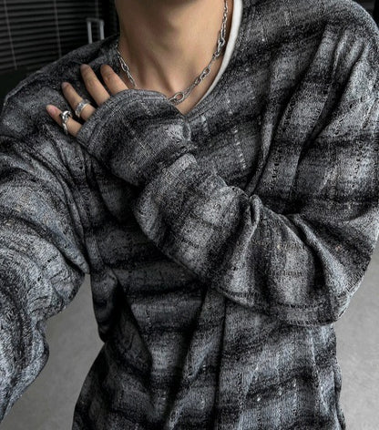 Distressed Grunge Long Sleeve