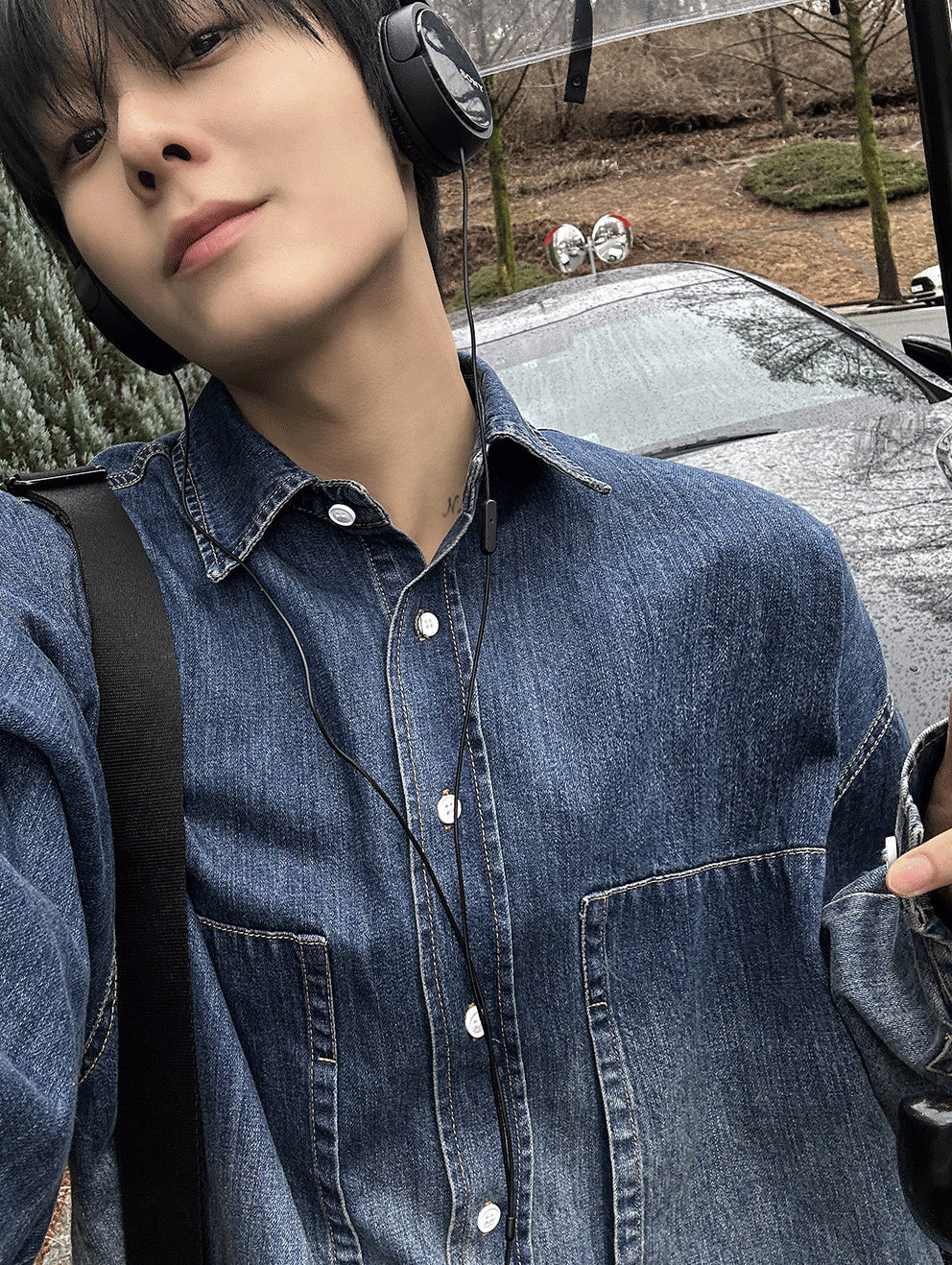 Deep Gradation Denim Shirt