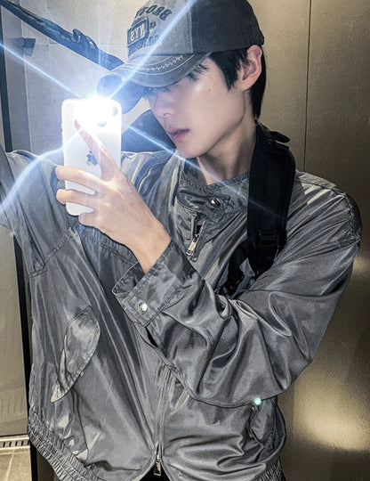 perry biker windbreaker jacket