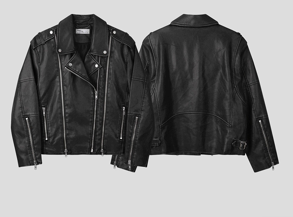 Aging Washed Rider Jacket
