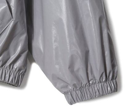 lochammu two-way glossy windbreaker jacket