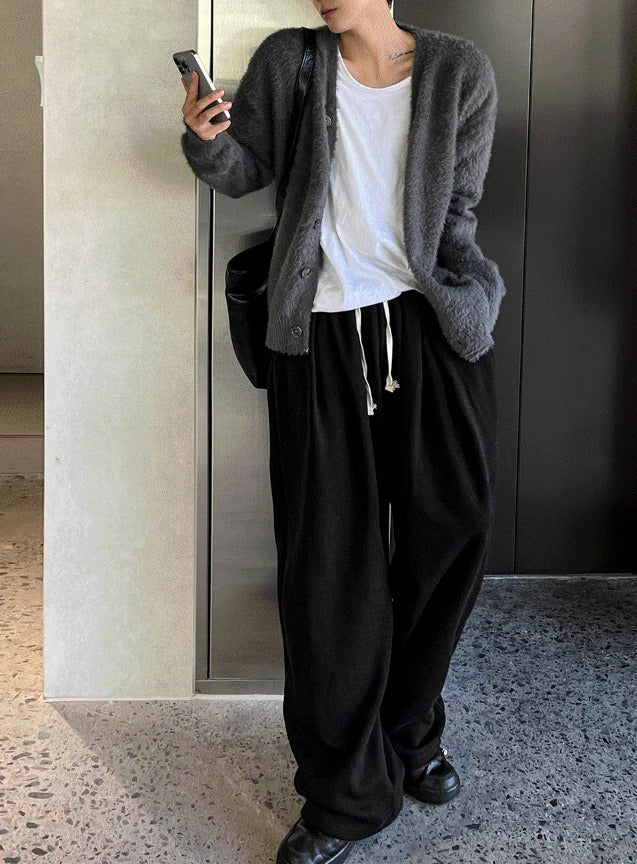 Deep pocktuck pants (both wide and jogger)