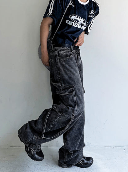 Perendi Velvet Track Round Short Sleeve Tee