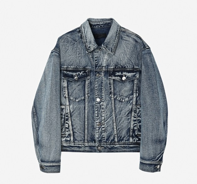 contemble snow denim jacket