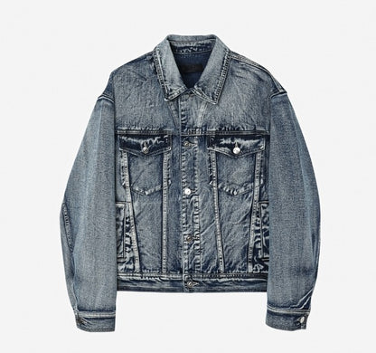 contemble snow denim jacket