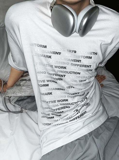 Silver Cord List Short Sleeve Tee